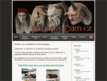 Tablet Screenshot of krampus-certi.cz